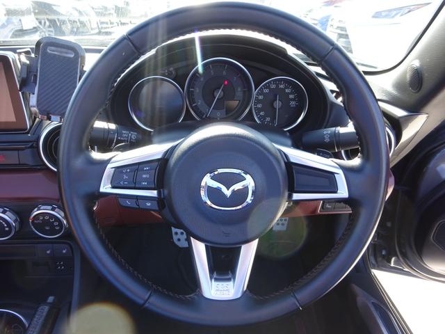 ロードスターＲＦ ＶＳ　レザーシート　ＢＯＳＥスピーカー　純正８．８インチナビ　フルセグＴＶ　バックカメラ　ドライブレコーダー　ＥＴＣ　Ｂｌｕｅｔｏｏｔｈ　ＤＩＳＣ　ＵＳＢ　ブラインドスポットモニター　レーンキープアシスト（27枚目）