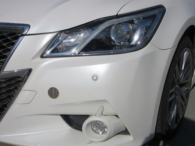 クラウンハイブリッド アスリートＳ　ストラーダナビ　フルセグＴＶ　ドライブレコーダー　ＥＴＣ　クルーズコントロール　パワーシート　ＨＩＤヘッドランプ　フロントフォグ　純正１８インチＡＷ　スマートキー（8枚目）