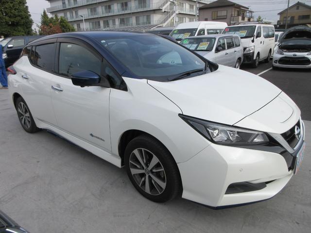 リーフ e+ X プロパイロット 純正ナビ フルセグTV 全周囲カメラ ドラレコ ETC シートヒーター ステアリングヒーター LEDヘッドライト 純正16インチAW インテリジェントキー 急速充電 充電ケーブル(6枚目)