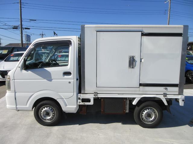 キャリイトラック 　冷凍冷蔵車　－５℃設定　サーモキング製　スライドドア　木製スノコ　５ＭＴ車　キーレスエントリー（21枚目）