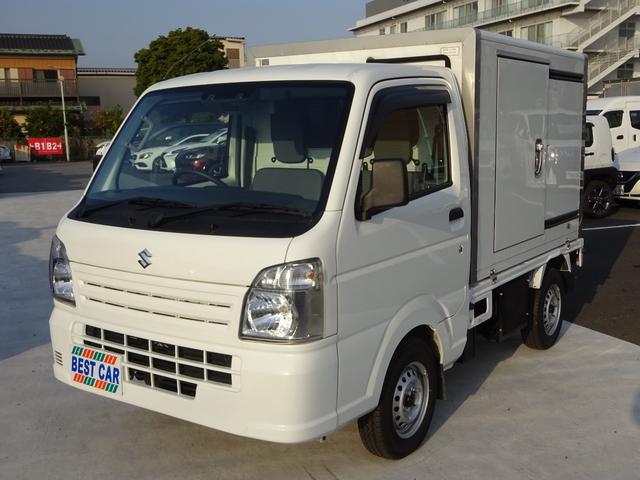 キャリイトラック 　４ＷＤ　冷蔵冷凍車　－５度設定　サーモキング製　スライドドア　オートライト　運転席助手席エアバック（6枚目）