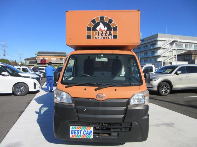 ハイゼットトラック 　移動販売車　キッチンカー　ピザ屋仕様　助手席側販売窓　レンガ調ボディ　ピザ窯　換気扇　シンク　電源コンセント　ＥＴＣ　５ＭＴ車（5枚目）