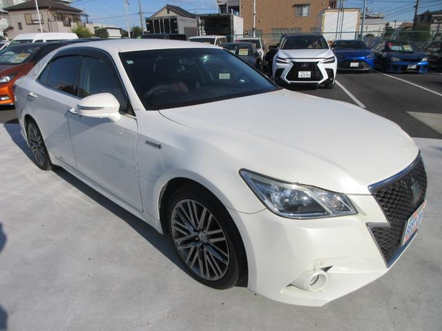 クラウンハイブリッド アスリートS 純正8インチナビ フルセグTV 全周囲カメラ レーダークルーズコントロール ドラレコ ETC パワーシート シートヒーター ステアリングヒーター 純正18インチAW スマートキー Bluetooth(6枚目)