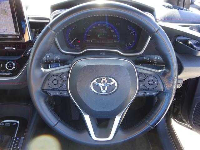 カローラスポーツ ハイブリッドＧ　Ｚ　トヨタセーフティセンス　純正９インチナビ　フルセグＴＶ　バックカメラ　ＥＴＣ２．０　Ｂｌｕｅｔｏｏｔｈ　ＤＩＳＣ　ＵＳＢ　アダクティブクルーズコントロール　ブラインドスポットモニター（19枚目）