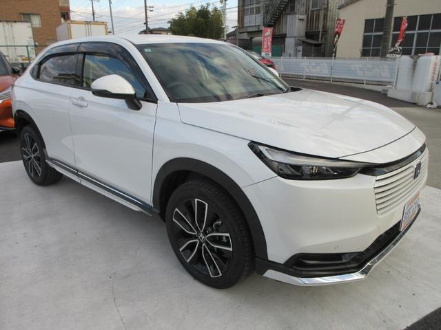 ヴェゼル e:HEV Z 純正エアロ 純正9インチナビフルセグTV バックカメラ パワーバックドア アダプティブクルーズコントロール パドルシフト ドラレコ ETC ハーフレザーシート シートヒーター LEDヘッドライト(6枚目)