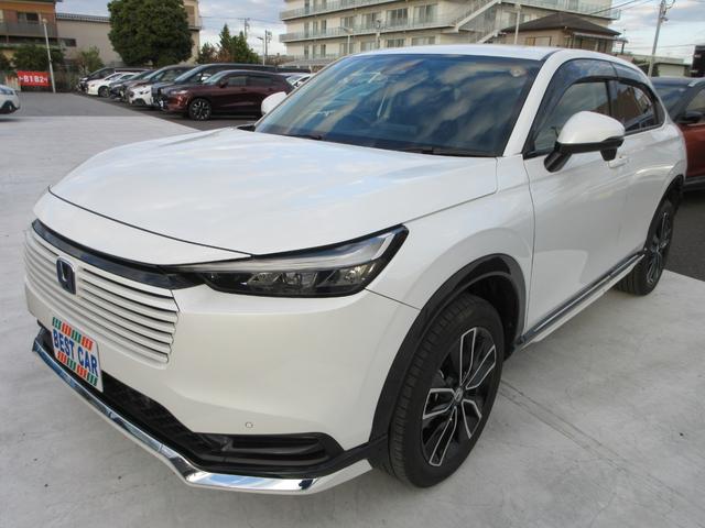 ヴェゼル e:HEV Z 純正エアロ 純正9インチナビフルセグTV バックカメラ パワーバックドア アダプティブクルーズコントロール パドルシフト ドラレコ ETC ハーフレザーシート シートヒーター LEDヘッドライト(7枚目)