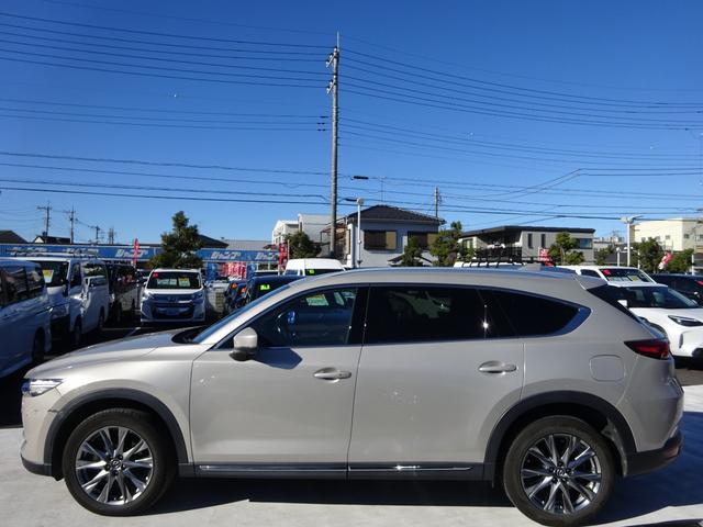 CX-8 XD Lパッケージ レザーシート ディーゼルターボ 純正10.25インチナビ フルセグTV パワーバックドア アラウンドビューモニター ドライブレコーダー ETC Bluetooth USB(8枚目)