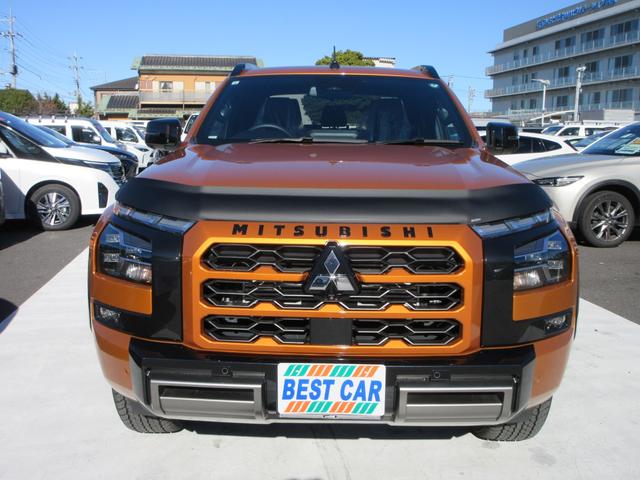 トライトン GSR 4WD レザーシート 純正9インチナビ フルセグTV 全周囲カメラ レーダークルーズコントロール ETC ブラインドスポットモニター シートヒーター ステアリングヒーター パワーシート 社外バグガード(5枚目)