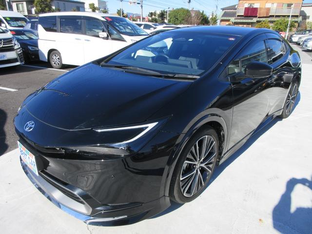 プリウス Ｚ　モデリスタエアロ　サンルーフ　レザーシート　純正１２．３インチナビフルセグＴＶ　全周囲カメラ　パワーバックドア　レーダークルーズコントロール　ＥＴＣ　シートヒーター　パワーシート　ステアリングヒーター（7枚目）