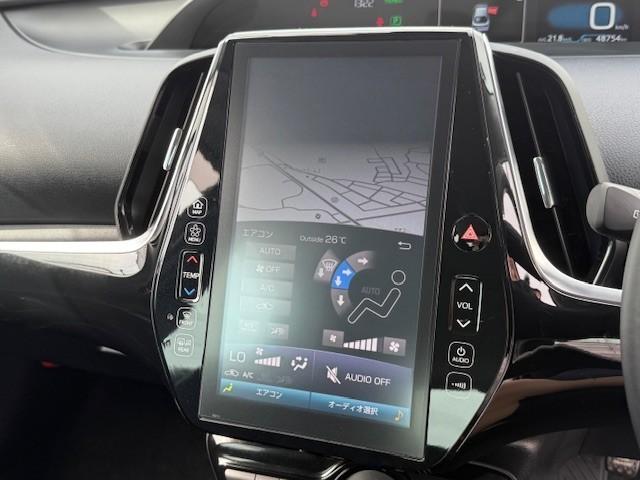 プリウス Ａ　ＡＣ１００Ｖ　衝突軽減ブレーキシステム　Ｂモニタ　記録簿有　ＬＥＤヘッド　クルーズコントロール　セキュリティー　スマートキー　パワーステアリング　Ｐシート　ドライブレコーダー　ＥＴＣ　アルミホイル（10枚目）