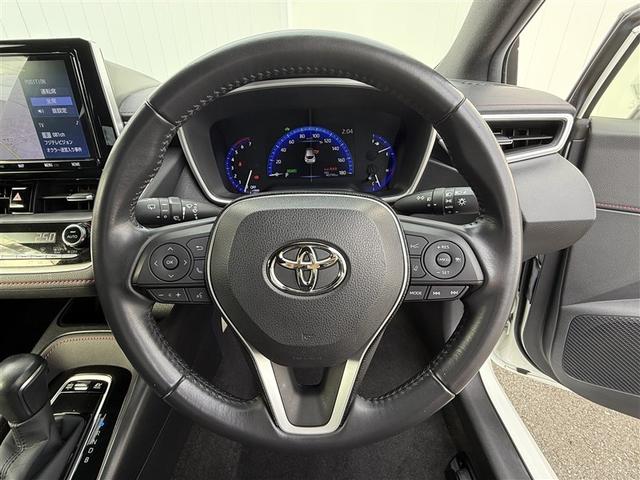 カローラスポーツ ハイブリッドG Z サイドエアバック 前後誤発進抑制 盗難防止 スマートキーシステム Bモニ オートクルーズ LEDライト 1オーナー車 エアバック オートエアコン 地デジ ナビTV AW デュアルエアバッグ 整備記録簿(5枚目)