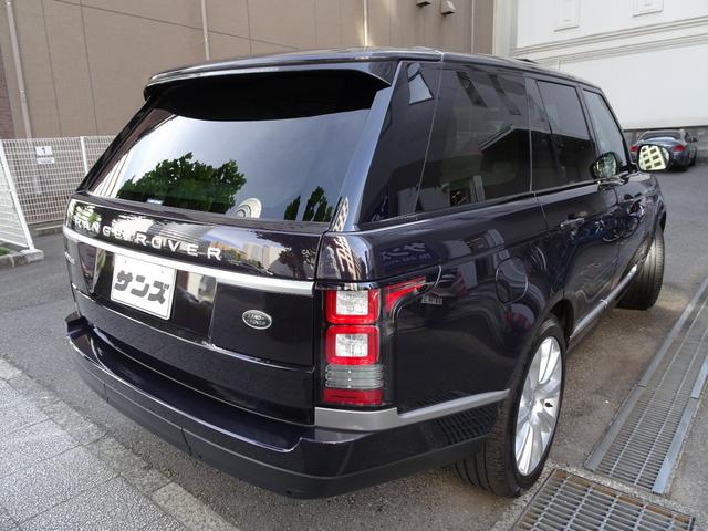 レンジローバー ３．０　Ｖ６　スーパーチャージド　ヴォーグ　禁煙車　ガレージ保管車　記録簿７枚完備　走行４８３５９Ｋ　バロッサ色　ナビ　バックカメラ　アイボリー本革　全席シートヒーター　ベンチレーション　サンルーフ　イージークローズドア　メリディアンスピーカー（3枚目）