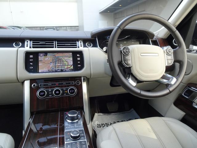 レンジローバー ３．０　Ｖ６　スーパーチャージド　ヴォーグ　禁煙車　ガレージ保管車　記録簿７枚完備　走行４８３５９Ｋ　バロッサ色　ナビ　バックカメラ　アイボリー本革　全席シートヒーター　ベンチレーション　サンルーフ　イージークローズドア　メリディアンスピーカー（53枚目）