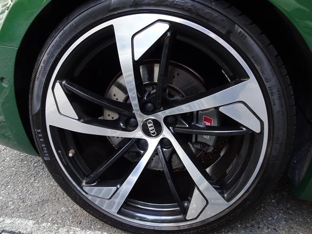 ＲＳ５スポーツバック ベースグレード　禁煙車　正規ディーラー記録簿３枚完備　ソノマグリーンＭ色　ＨＤＤナビ　フルセグＴＶ　Ｂカメラ　前後センサー　全周囲カメラ　黒革ヒーター　電動ゲート　ドラレコ　スペアキー　ＥＴＣ　ＨＵＤ　レーダー　ＣＤ（16枚目）