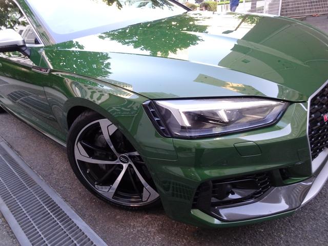 ＲＳ５スポーツバック ベースグレード　禁煙車　正規ディーラー記録簿３枚完備　ソノマグリーンＭ色　ＨＤＤナビ　フルセグＴＶ　Ｂカメラ　前後センサー　全周囲カメラ　黒革ヒーター　電動ゲート　ドラレコ　スペアキー　ＥＴＣ　ＨＵＤ　レーダー　ＣＤ（23枚目）