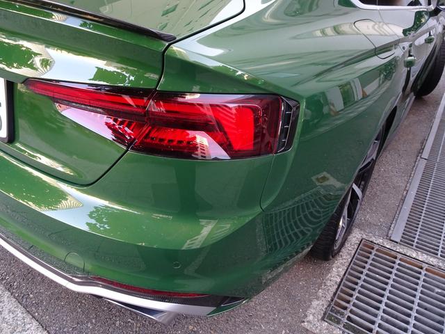 ＲＳ５スポーツバック ベースグレード　禁煙車　正規ディーラー記録簿３枚完備　ソノマグリーンＭ色　ＨＤＤナビ　フルセグＴＶ　Ｂカメラ　前後センサー　全周囲カメラ　黒革ヒーター　電動ゲート　ドラレコ　スペアキー　ＥＴＣ　ＨＵＤ　レーダー　ＣＤ（30枚目）