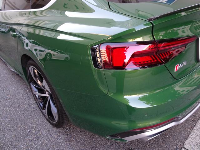 ＲＳ５スポーツバック ベースグレード　禁煙車　正規ディーラー記録簿３枚完備　ソノマグリーンＭ色　ＨＤＤナビ　フルセグＴＶ　Ｂカメラ　前後センサー　全周囲カメラ　黒革ヒーター　電動ゲート　ドラレコ　スペアキー　ＥＴＣ　ＨＵＤ　レーダー　ＣＤ（31枚目）