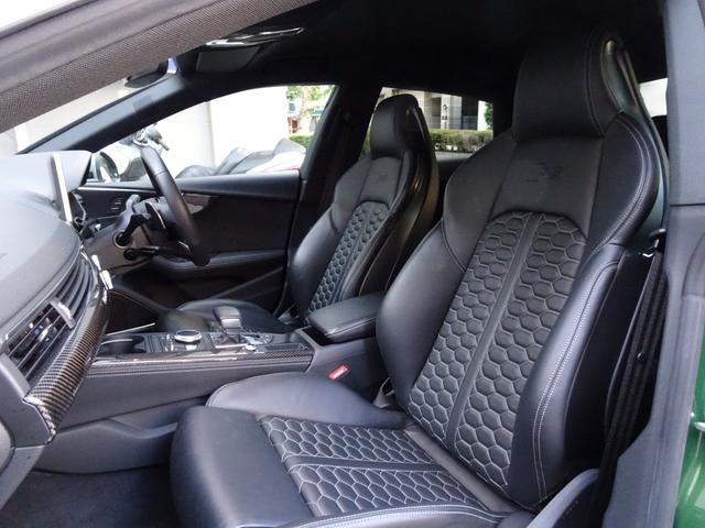 ＲＳ５スポーツバック ベースグレード　禁煙車　正規ディーラー記録簿３枚完備　ソノマグリーンＭ色　ＨＤＤナビ　フルセグＴＶ　Ｂカメラ　前後センサー　全周囲カメラ　黒革ヒーター　電動ゲート　ドラレコ　スペアキー　ＥＴＣ　ＨＵＤ　レーダー　ＣＤ（49枚目）