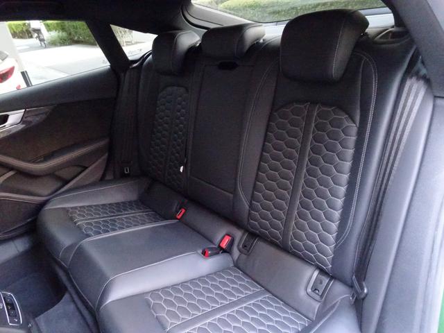 ＲＳ５スポーツバック ベースグレード　禁煙車　正規ディーラー記録簿３枚完備　ソノマグリーンＭ色　ＨＤＤナビ　フルセグＴＶ　Ｂカメラ　前後センサー　全周囲カメラ　黒革ヒーター　電動ゲート　ドラレコ　スペアキー　ＥＴＣ　ＨＵＤ　レーダー　ＣＤ（53枚目）