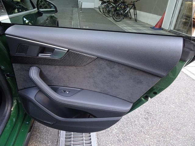 ＲＳ５スポーツバック ベースグレード　禁煙車　正規ディーラー記録簿３枚完備　ソノマグリーンＭ色　ＨＤＤナビ　フルセグＴＶ　Ｂカメラ　前後センサー　全周囲カメラ　黒革ヒーター　電動ゲート　ドラレコ　スペアキー　ＥＴＣ　ＨＵＤ　レーダー　ＣＤ（55枚目）