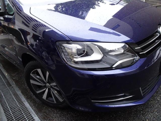 シャラン TDI ハイライン 正規ディーラー下取車 1オーナー禁煙車 正規ディーラー記録簿3枚完備 ガレージ保管車 純正ナビTV バックカメラ 前後センサー 電動ゲート ACC BLIS スペアキー 半革ヒーター ETC 17AW(25枚目)
