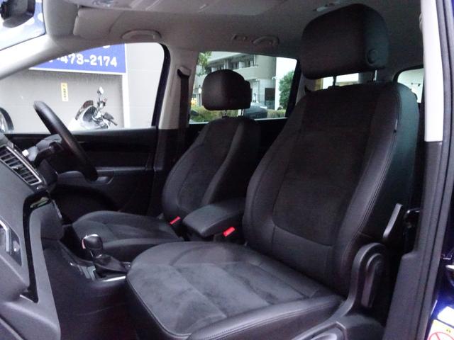 シャラン TDI ハイライン 正規ディーラー下取車 1オーナー禁煙車 正規ディーラー記録簿3枚完備 ガレージ保管車 純正ナビTV バックカメラ 前後センサー 電動ゲート ACC BLIS スペアキー 半革ヒーター ETC 17AW(52枚目)
