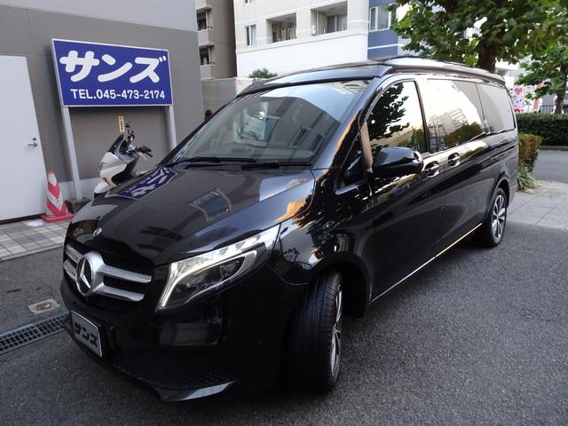 Ｖクラス Ｖ２２０ｄ　マルコポーロホライゾン　正規ディーラー下取車　１オーナー　メンテナンス記録簿４枚完備　車検９年６月２３日迄有り　ＨＤＤナビフルセグＴＶ　バックカメラ　前後センサー　全周囲カメラ　電動ゲート　マットレス未使用　スペアキー　黒革（7枚目）