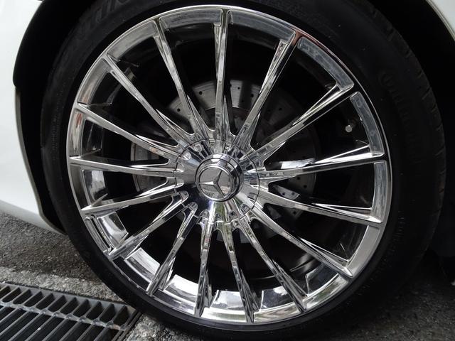 Sクラス S550 カブリオレ 禁煙車 車検整備付き フロントバンパー&フロントフェンダー&ボンネットプロテクションフィルム施工 AMG・S63前後バンパー パナメリカーナグリル HDDナビTV 全周囲カメラ 赤革 エアサス ACC(19枚目)