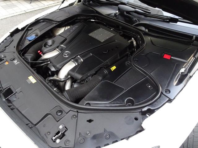 Sクラス S550 カブリオレ 禁煙車 車検整備付き フロントバンパー&フロントフェンダー&ボンネットプロテクションフィルム施工 AMG・S63前後バンパー パナメリカーナグリル HDDナビTV 全周囲カメラ 赤革 エアサス ACC(41枚目)