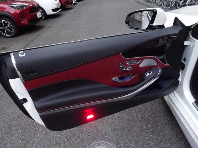 Sクラス S550 カブリオレ 禁煙車 車検整備付き フロントバンパー&フロントフェンダー&ボンネットプロテクションフィルム施工 AMG・S63前後バンパー パナメリカーナグリル HDDナビTV 全周囲カメラ 赤革 エアサス ACC(58枚目)