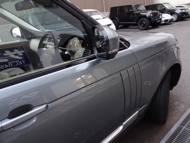 レンジローバー ３．０　Ｖ６　スーパーチャージド　ヴォーグ　禁煙車　メンテナンス記録簿７枚完備　ガレージ保管車　走行６２７７１Ｋ　車検整備付　ＨＤＤナビ　全周囲カメラ　左側電動サイドステップ　ベージュ本革　ベンチレーション　ステアリングヒーター　ＡＣＣ　Ｓキー（25枚目）