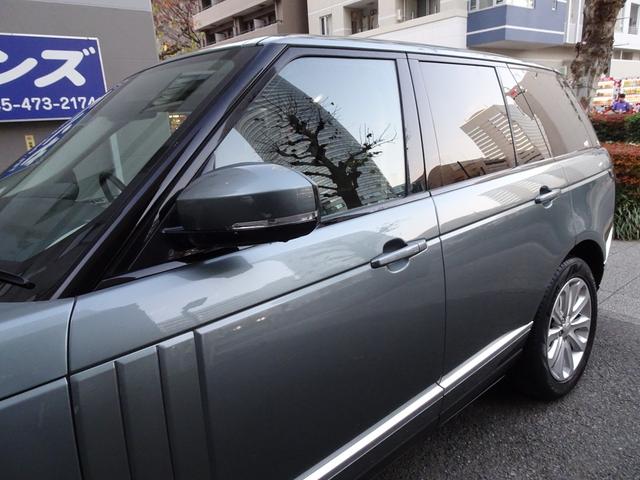 レンジローバー ３．０　Ｖ６　スーパーチャージド　ヴォーグ　禁煙車　メンテナンス記録簿７枚完備　ガレージ保管車　走行６２７７１Ｋ　車検整備付　ＨＤＤナビ　全周囲カメラ　左側電動サイドステップ　ベージュ本革　ベンチレーション　ステアリングヒーター　ＡＣＣ　Ｓキー（34枚目）