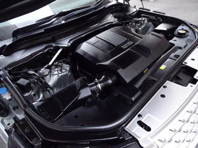 レンジローバー ３．０　Ｖ６　スーパーチャージド　ヴォーグ　禁煙車　メンテナンス記録簿７枚完備　ガレージ保管車　走行６２７７１Ｋ　車検整備付　ＨＤＤナビ　全周囲カメラ　左側電動サイドステップ　ベージュ本革　ベンチレーション　ステアリングヒーター　ＡＣＣ　Ｓキー（38枚目）