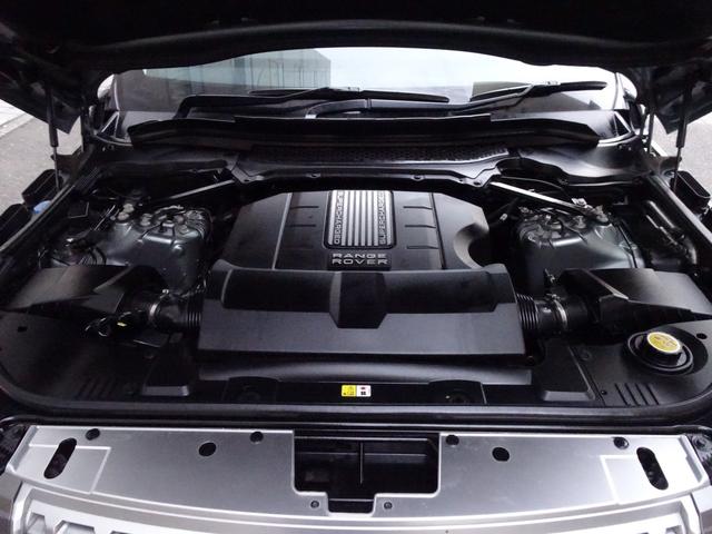 レンジローバー ３．０　Ｖ６　スーパーチャージド　ヴォーグ　禁煙車　メンテナンス記録簿７枚完備　ガレージ保管車　走行６２７７１Ｋ　車検整備付　ＨＤＤナビ　全周囲カメラ　左側電動サイドステップ　ベージュ本革　ベンチレーション　ステアリングヒーター　ＡＣＣ　Ｓキー（40枚目）