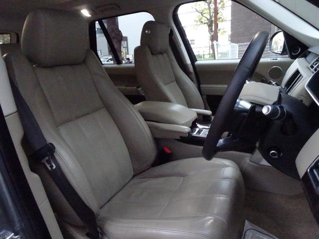 レンジローバー ３．０　Ｖ６　スーパーチャージド　ヴォーグ　禁煙車　メンテナンス記録簿７枚完備　ガレージ保管車　走行６２７７１Ｋ　車検整備付　ＨＤＤナビ　全周囲カメラ　左側電動サイドステップ　ベージュ本革　ベンチレーション　ステアリングヒーター　ＡＣＣ　Ｓキー（44枚目）