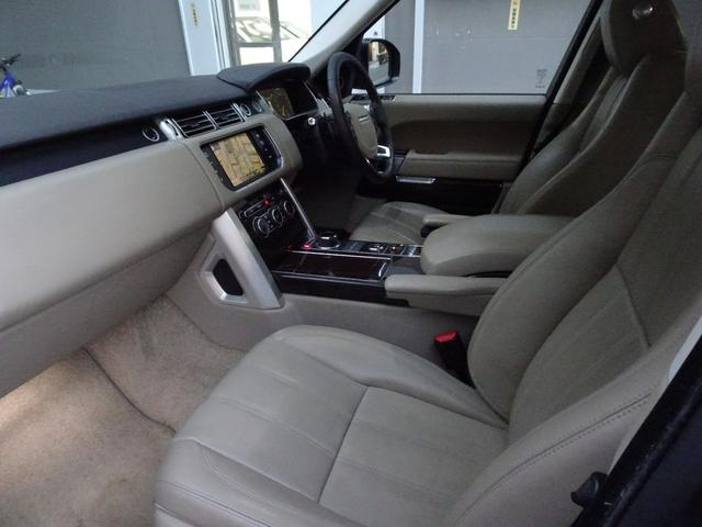 レンジローバー ３．０　Ｖ６　スーパーチャージド　ヴォーグ　禁煙車　メンテナンス記録簿７枚完備　ガレージ保管車　走行６２７７１Ｋ　車検整備付　ＨＤＤナビ　全周囲カメラ　左側電動サイドステップ　ベージュ本革　ベンチレーション　ステアリングヒーター　ＡＣＣ　Ｓキー（45枚目）