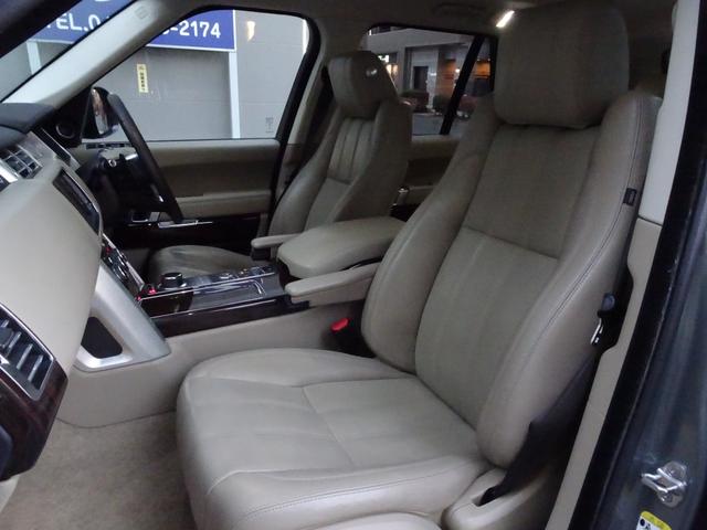 レンジローバー ３．０　Ｖ６　スーパーチャージド　ヴォーグ　禁煙車　メンテナンス記録簿７枚完備　ガレージ保管車　走行６２７７１Ｋ　車検整備付　ＨＤＤナビ　全周囲カメラ　左側電動サイドステップ　ベージュ本革　ベンチレーション　ステアリングヒーター　ＡＣＣ　Ｓキー（47枚目）