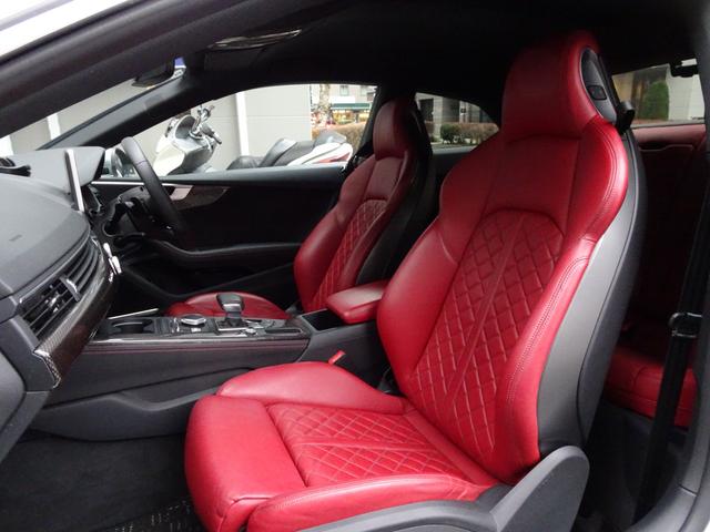Ｓ５ ベースグレード　禁煙車　ガレージ保管車　セーフティＰＫＧ　レザーＰＫＧ　ナビ　フルセグＴＶ　Ｂカメラ　前後センサー　全周囲カメラ　純正前後ドラレコ　３面フィルム貼　赤キャリパー　ＥＴＣ　Ｓキー　赤本革シートマッサージ（47枚目）