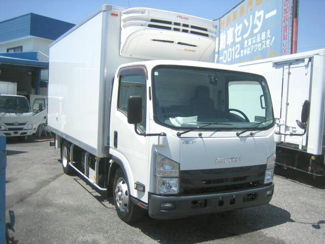 エルフトラック 　冷蔵冷凍車　低温冷凍車　スタンバイ装置　エバハウス仕様　床ステンレス　リヤ３枚開　断熱１００ｍｍ　バックカメラ　ワイドロング（2枚目）