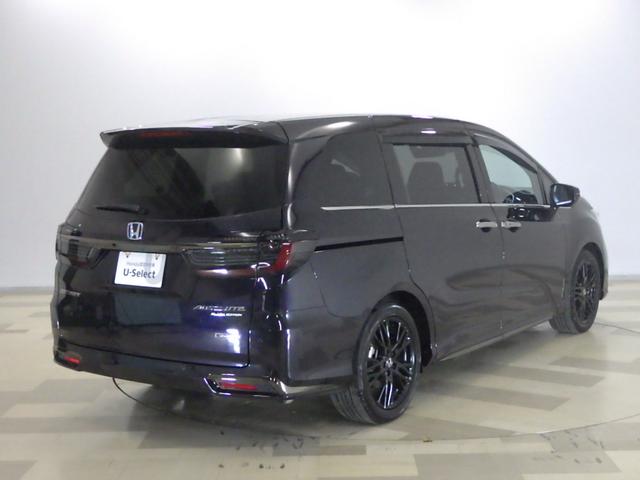 オデッセイハイブリッド e:HEVアブソルート・EXブラックエディション 禁煙 リア席モニター 前後ドラレコ 11.4インチコネクトナビ ApplePlay マルチビュー 渋滞追従 レザーシート パワーテールゲート パーキングセンサー 両電動ドア ブラインドスポット VSA(14枚目)