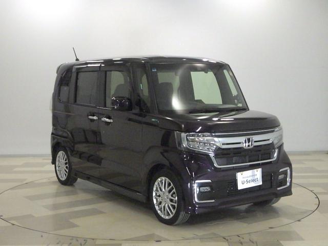 N-BOXカスタム Lターボ 禁煙1オーナー ドラレコ 両電動スライドドア 純正ナビ リアカメラ Bluetooth パドルシフト シートヒーター USB ドアバイザー リア席サンシェード シートバックテーブル ETC LED(2枚目)