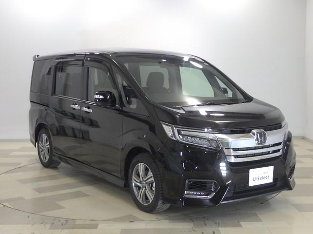 ステップワゴンスパーダ ｅ：ＨＥＶスパーダＧホンダセンシング　禁煙１オーナー　リア席モニター　大型９インチナビ　両電動スライドドア　前後ドラレコ　渋滞追従　ＡｐｐｌｅＣａｒＰｌａｙ　ドアバイザー　リア席サンシェード　シートバックテーブル　ＥＴＣ２．０　ＬＥＤ（2枚目）