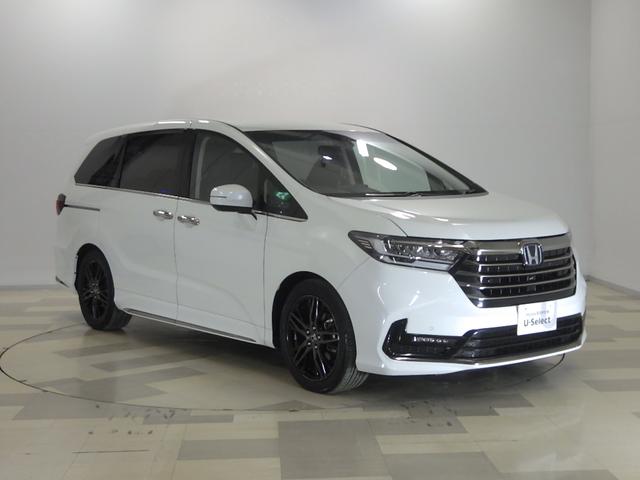 オデッセイハイブリッド e:HEVアブソルート・EX 禁煙車 大型10インチナビ 前後ドラレコ マルチビューカメラ パーキングアシスト ハンズフリーテールゲート ジェスチャー両電動スライドドア AC電源 ブラインドスポット AppleCarPlay PS(2枚目)