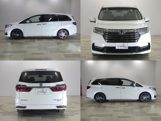 オデッセイハイブリッド e:HEVアブソルート・EX 禁煙車 大型10インチナビ 前後ドラレコ マルチビューカメラ パーキングアシスト ハンズフリーテールゲート ジェスチャー両電動スライドドア AC電源 ブラインドスポット AppleCarPlay PS(4枚目)