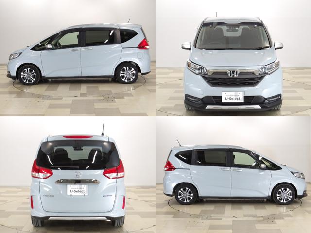 フリードハイブリッド ハイブリッド・クロスター　内外装現状そのまんま車　リア席モニター　大型ナビ　ホンダセンシング　コンビシート　ＡｐｐｌｅＣａｒＰｌａｙ　シートバックテーブル　リアカメラ　両電動スライドドア　ルーフレール　コンフォートビュー　禁煙（4枚目）