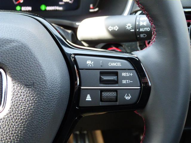 シビック ＲＳ　いまコレ＋　禁煙車　テールゲートスポイラーＧｏｏｇｌｅ搭載コネクトディスプレイ　前後ドラレコ　センターコンソールＢＯＸ　ドリンクホルダーレッドイルミ　ブラックエンブレム　コンビシート　パーキングセンサ（18枚目）