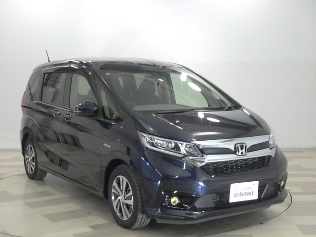 フリードハイブリッド ハイブリッド・Ｇホンダセンシング　Ｓパッケージ　Ｃパッケージ　前後ドラレコ　ＬＥＤフォグライト　フロントグリル　後席ＵＳＢチャージャー　純正インターナビ　コンビシート　両電動スライドドア　リアカメラ　Ｂｌｕｅｔｏｏｔｈ　ドアバイザー（2枚目）