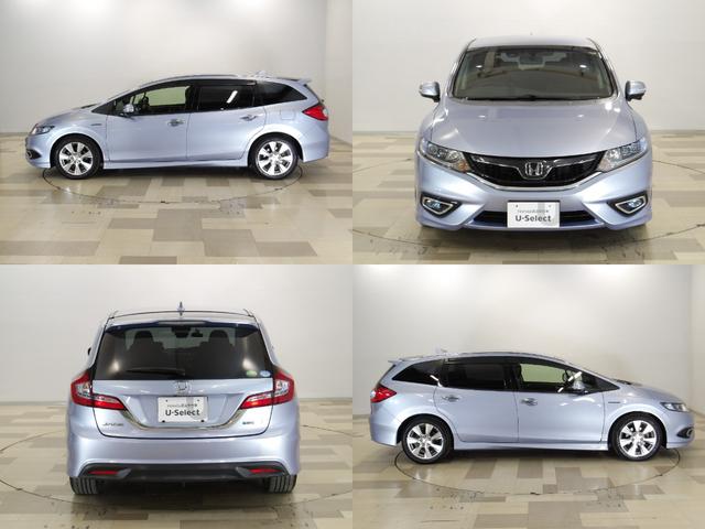 ジェイド ハイブリッドＸ　禁煙車　レザーシート　ホンダセンシング　アドバンスドルームミラー　純正ナビ　リアカメラ　左後方カメラＬａｎｅＷａｔｃｈ　コンソールイルミ　ＬＥＤスピーカーリング　フットライト　ドラレコ　シートヒーター（4枚目）