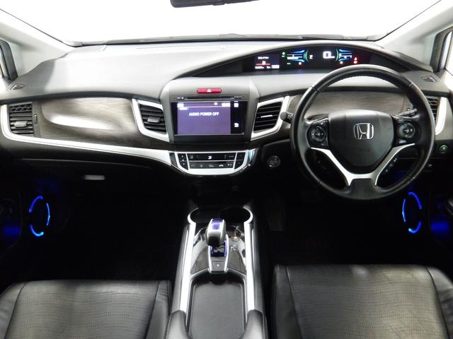 ジェイド ハイブリッドＸ　禁煙車　レザーシート　ホンダセンシング　アドバンスドルームミラー　純正ナビ　リアカメラ　左後方カメラＬａｎｅＷａｔｃｈ　コンソールイルミ　ＬＥＤスピーカーリング　フットライト　ドラレコ　シートヒーター（12枚目）