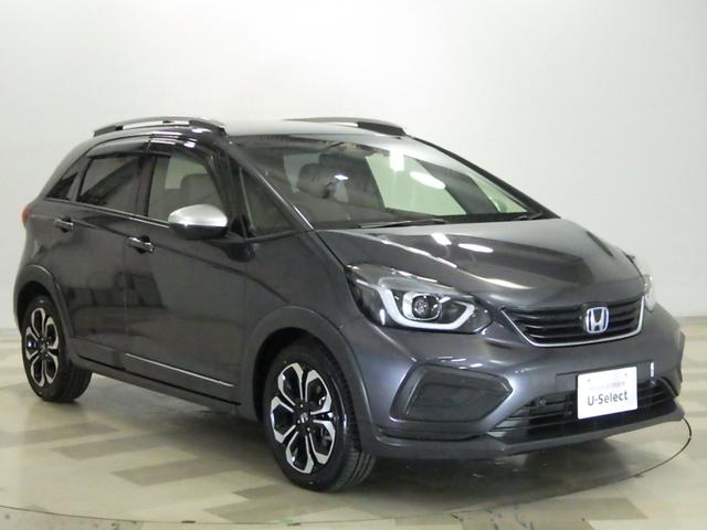 フィット e:HEVクロスター 禁煙1オーナー 前後ドラレコ ホンダセンシング インターナビ リアカメラ パーキングセンサー 渋滞追従 Bluetooth USB ドアバイザー ルーフレール サイドエアバッグ アルミホイール ETC(2枚目)